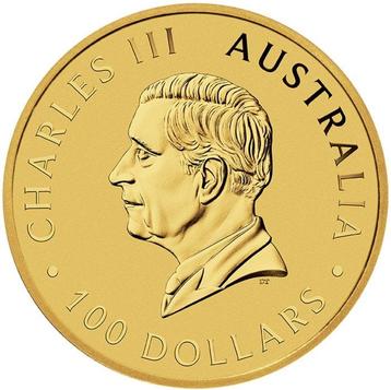 Australie. 100 Dollars 2025 Kangaroo, Känguru 1 oz Goldmünze