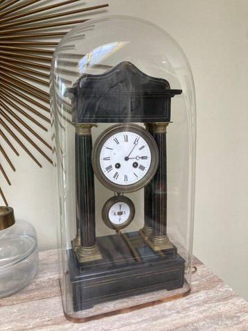 Pendule portique -   Bois, Bronze - 1850-1900, Antiek en Kunst
