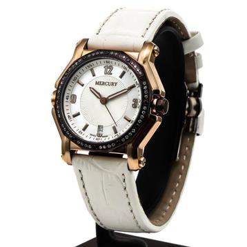 MERCURY - Swiss Made - ME1080-RCL-S-1 - White Strap - Zonder beschikbaar voor biedingen