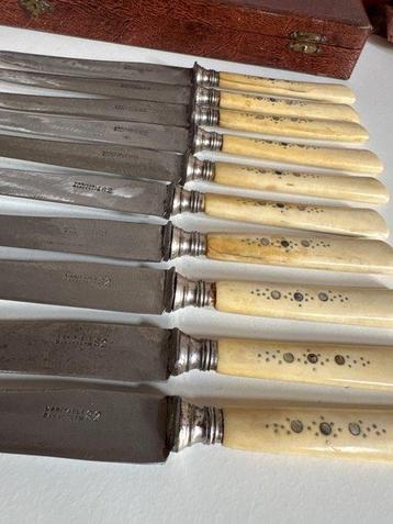 Véritable DAMAS dps - Ensemble de couteaux de table (10) -
