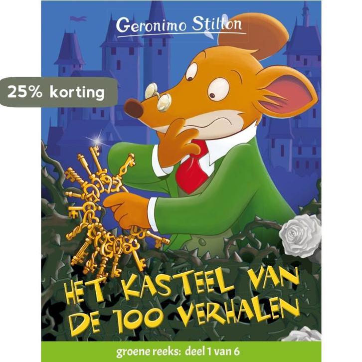 Het kasteel van de 100 verhalen / Groene reeks / 1, Boeken, Kinderboeken | Jeugd | onder 10 jaar, Zo goed als nieuw, Verzenden