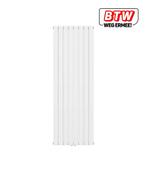 Verticale Radiator Vierkant Dubbelzijdig Wit 1800x608 Mid..., Ophalen of Verzenden, Nieuw, Radiator, Hoog rendement (Hr)