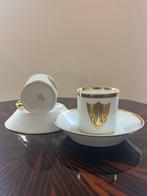 Sevres - Kop en schotel (2) - Porselein, Goud - Époque, Antiquités & Art