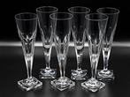Val Saint Lambert Art Deco Drinking Crystal Glass Set, Antiquités & Art