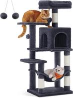 Krabpaal Voor Katten - 112 Cm - Rookgrijs - Met Hangmat, Dieren en Toebehoren, Katten-accessoires, Nieuw, Ophalen of Verzenden