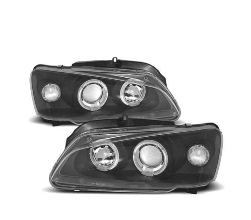 PHARES POUR PEUGEOT 106 96-05 ANGEL EYES FOND NOIR, Auto-onderdelen, Verlichting, Verzenden