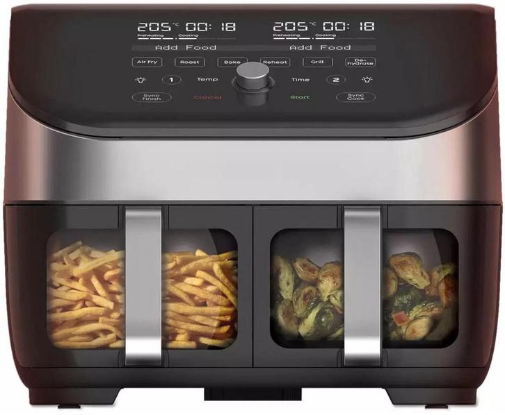 Instant Airfryer Vortex Plus Dual ClearCook RVS 7,6 liter (8, Electroménager, Friteuses à air, Envoi