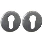 Intersteel cilinderrozetten verdekt ø52x6mm rvs, Ophalen of Verzenden, Nieuw
