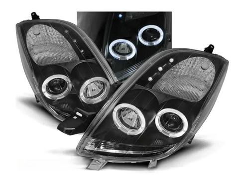 Angel Eyes koplampen Black geschikt voor Toyota Yaris, Autos : Pièces & Accessoires, Éclairage, Envoi