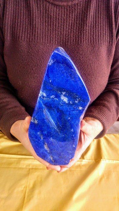 Lapis lazuli - diamant gepolijst - Helderblauwe steen -, Verzamelen, Dierenverzamelingen