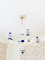 Murano - Lustre - Verre - Verre dépoli bleu cobalt