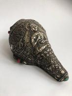 Conch-trompet - Nepal - Tibetaans Boeddhisme/Vajrayana, Antiquités & Art