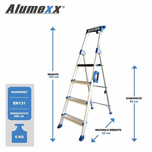 Alumexx UP huishoudtrap, Bricolage & Construction, Échelles & Escaliers, Envoi