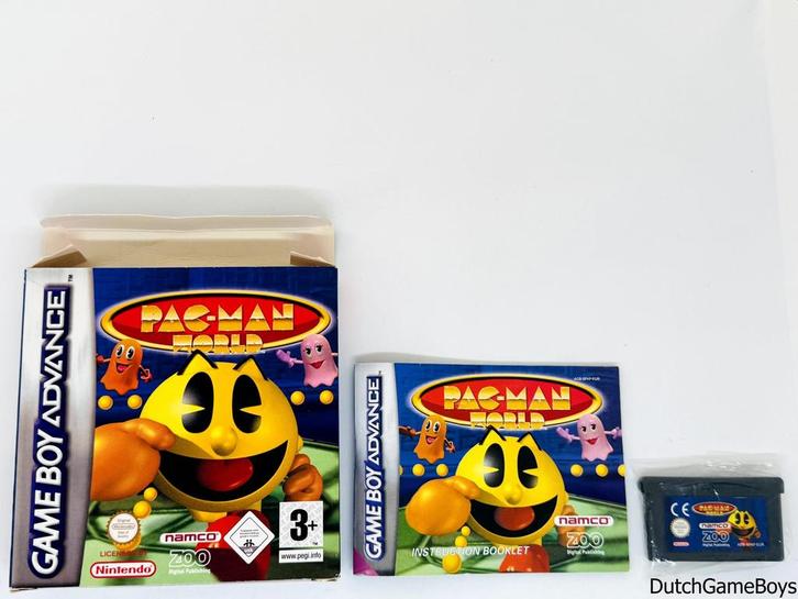Gameboy Advance / GBA - Pac-Man World - EUR, Games en Spelcomputers, Games | Nintendo Game Boy, Gebruikt, Verzenden