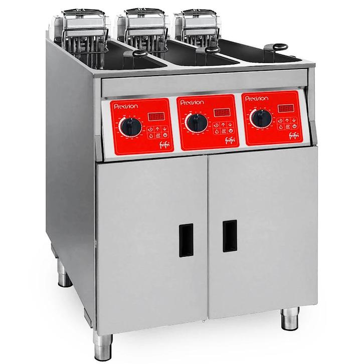 Friteuse | PRECISION | Elektrisch | 9+9+9L | 95°C/190°C |, Zakelijke goederen, Horeca | Keukenapparatuur, Nieuw in verpakking