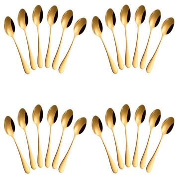 Fako Bijoux® - Koffielepel / Dessertlepel  Classic - 14cm - disponible aux enchères