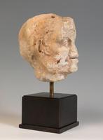 Romain antique Marbre Tête de satyre. Ier - IIIe siècle