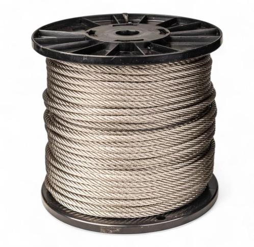 roestvaststaal Staalkabel 6 mm 100 meter roestvrijstaal, Tuin en Terras, Overige Tuin en Terras, Verzenden