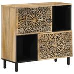 Retro Dressoir Deal! -40% Bijzetkast Mangohout - Unieke K..., Verzenden, Retrostijl, Nieuw, 50 tot 100 cm