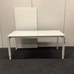 Slingerbureau 180x80 cm, hoogst verstelbaar 62-90 cm, wit, Huis en Inrichting, In hoogte verstelbaar, Gebruikt, Bureau