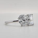 Zonder minimumprijs - Ring - 14 karaat Witgoud - 2.34ct. tw., Nieuw