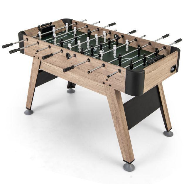 2dekans | Coast 138 cm Tafelvoetbaltafel Arcade - Natuurlijk, Kinderen en Baby's, Speelgoed | Speeltafels, Ophalen of Verzenden
