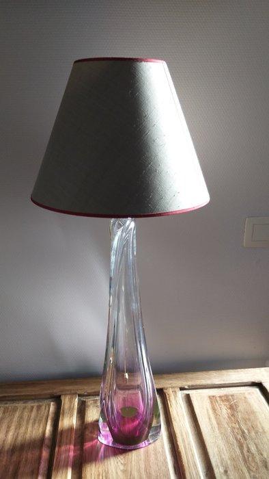 Val Saint Lambert - René Delvenne - Lamp - Kristal - Lamp en, Antiek en Kunst, Curiosa en Brocante