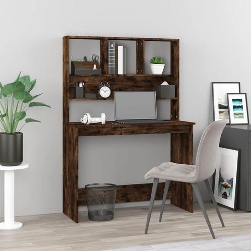 vidaXL Bureau met schappen 102x45x148 cm bewerkt hout, Huis en Inrichting, Bureaus, Nieuw, Verzenden