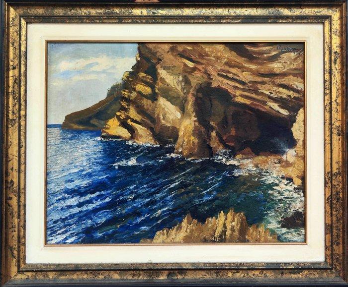 José E. López Mira (1922–1986) - Mar Mediterraneo, Antiek en Kunst, Kunst | Schilderijen | Klassiek