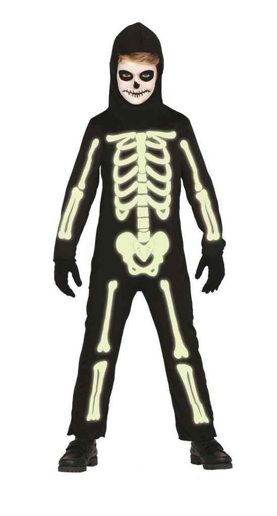 Halloween Kostuum Skelet Glow In The Dark Kind, Kinderen en Baby's, Carnavalskleding en Verkleedspullen, Nieuw, Verzenden