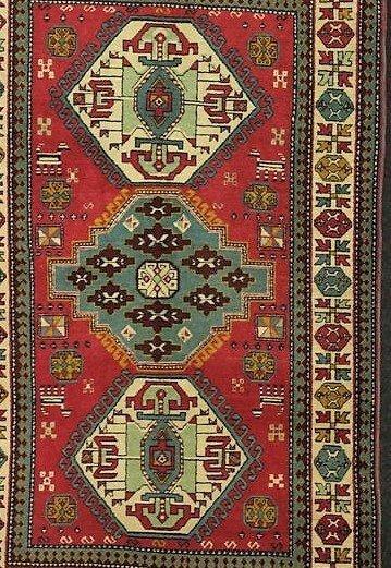 A.A. Patijn - Kazak - Vloerkleed - 218 cm - 136 cm - Tapis, Huis en Inrichting, Stoffering | Tapijten en Vloerkleden