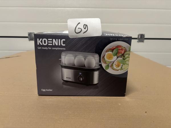 Veiling - KOENIC KEB 3219 Eierkoker, Huis en Inrichting, Keuken | Keukenbenodigdheden, Gebruikt