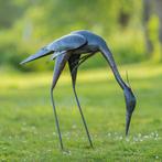 sculptuur, Purper reiger - 650 mm - Metaal