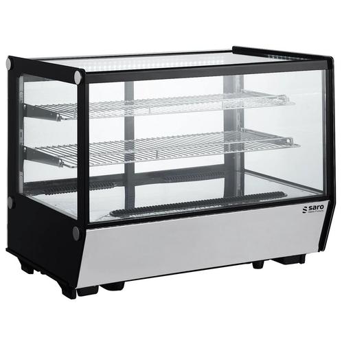 Koelvitrine | ALICE | 160L | Zwart/RVS | 0°C/+12°C |, Zakelijke goederen, Horeca | Keukenapparatuur, Nieuw in verpakking, Verzenden