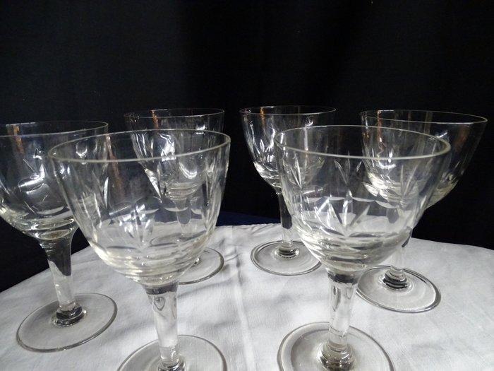 Val Saint Lambert - Drinkglas (6) - Kristal, Antiek en Kunst, Antiek | Meubels | Tafels