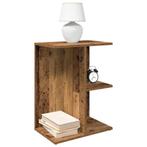 vidaXL Nachtkastje 46,5x29x61 cm bewerkt hout oud, Huis en Inrichting, Slaapkamer | Nachtkastjes, Verzenden, Nieuw