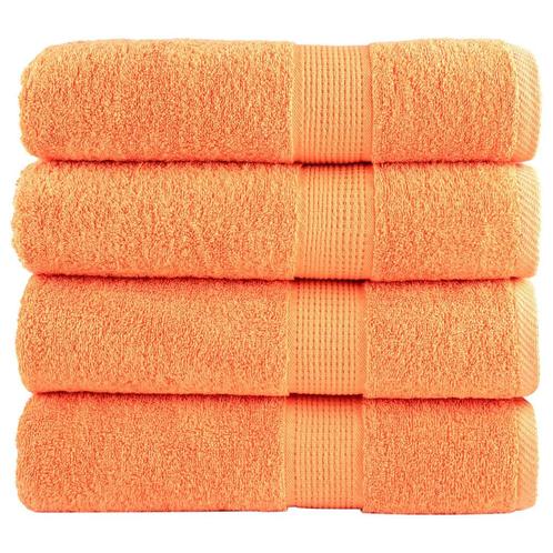 vidaXL Badhanddoeken SOLUND 4 st 600 g/m² 100x150 cm, Huis en Inrichting, Badkamer | Badtextiel en Accessoires, Nieuw, Verzenden