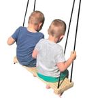 Houten schommel - groot - 70x23 cm - naturel, Kinderen en Baby's, Speelgoed | Buiten | Speeltoestellen, Ophalen of Verzenden, Nieuw