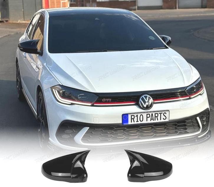 COQUES RÉTROVISEURS VOLKSWAGEN VW POLO 21- NOIR BRILLANT, Auto-onderdelen, Carrosserie, Verzenden