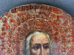 Icône - Saint Prophet Jérémie - Bois, Antiek en Kunst, Kunst | Niet-Westerse kunst