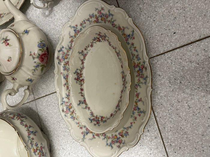 Mitterteich, Wunsdiele - Eetservies voor 12 (52) - Porselein, Antiek en Kunst, Antiek | Meubels | Tafels