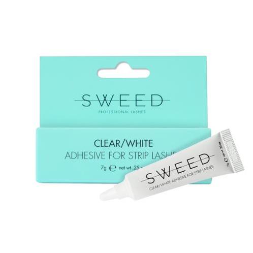 SWEED Adhesive For Strip Lashes Clear/White (Nepwimpers), Handtassen en Accessoires, Uiterlijk | Gezichtsverzorging, Nieuw, Verzenden