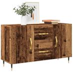 vidaXL Dressoir 100x36x60 cm bewerkt hout oud houtkleurig, Verzenden, Nieuw