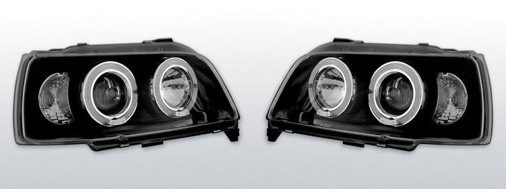 Koplampen Angel Eyes | Renault Clio 1 1990-1995 | zwart, Auto-onderdelen, Verlichting, Nieuw, Renault, Verzenden