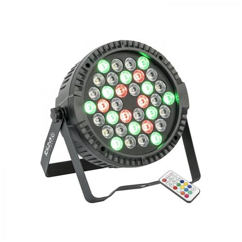 Ibiza Light Thinpar 36x1W RGBW Extra Platte Par Projector, Muziek en Instrumenten, Licht en Laser