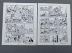 Hergé - 2 Print - Tintin - L île Noire  - Ensemble de 2, Livres, BD