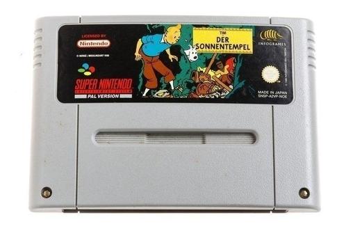 TinTin: Le Temple du Soleil [Super Nintendo], Consoles de jeu & Jeux vidéo, Jeux | Nintendo Super NES, Envoi