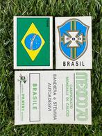 1970 - Panini - Mexico 70 World Cup - Brazil Badge & Flag -, Verzamelen, Nieuw
