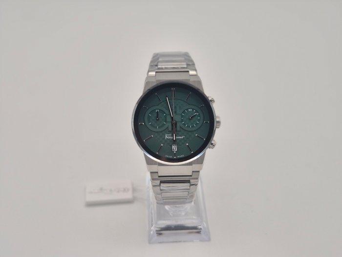 Salvatore Ferragamo - Sapphire Chrono - Zonder Minimumprijs, Handtassen en Accessoires, Horloges | Heren