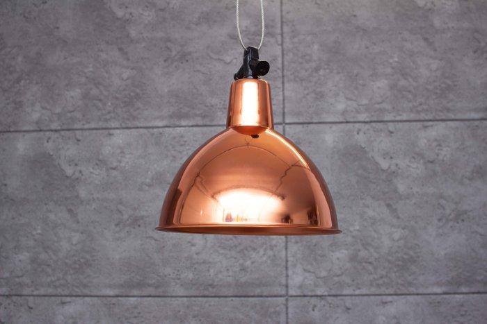 Plafondlamp - Koper, Staal, Antiek en Kunst, Antiek | Wandborden en Tegels